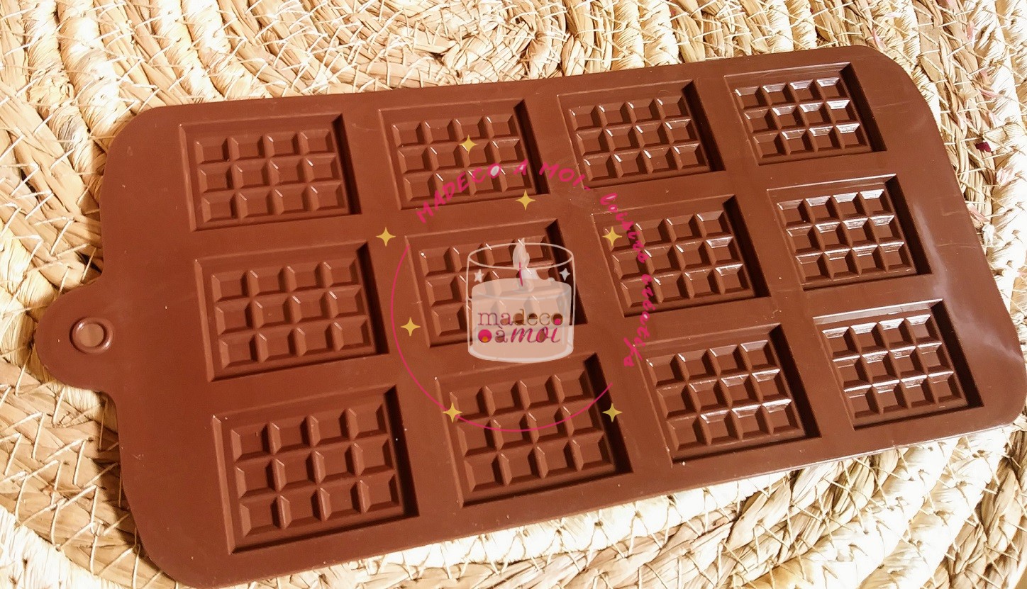 Moule silicone tablettes de chocolat